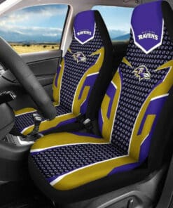 Baltimore Ravens Car Seat Covers L98