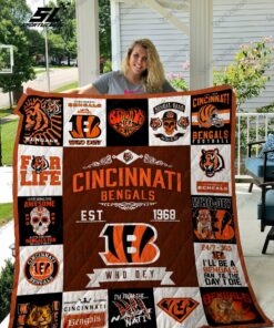 Cincinnati Bengals 1 Quilt Blanket L98