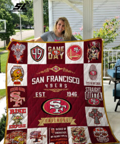 San Francisco 49ers Quilt Blanket T