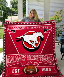 Calgary Stampeders Blanket Quilt L98
