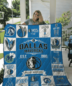 Dallas Mavericks Quilt Blanket L98