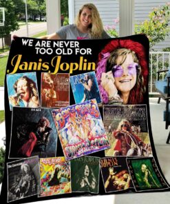 Janis Joplin 2 Quilt Blanket L98