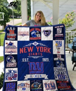 New York Giants Quilt Blanket L98