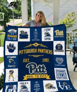 Pittsburgh Panthers 1 Quilt Blanket L98