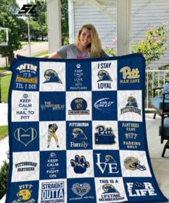 Pittsburgh Panthers Quilt Blanket L98