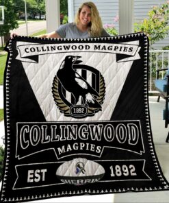 Collingwood Magpies Quilt Blanket L98