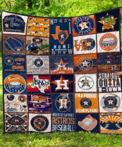 Houston Astros 1 Quilt Blanket L98
