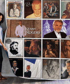 Kenny Rogers Quilt Blanket t