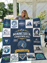 Minnesota Timberwolves 1 Quilt Blanket L98