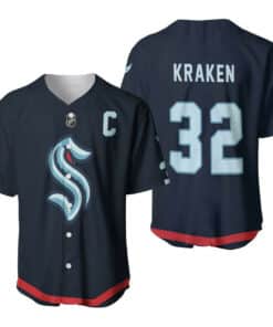 Seattle Kraken Baseball Jersey Shirt L98