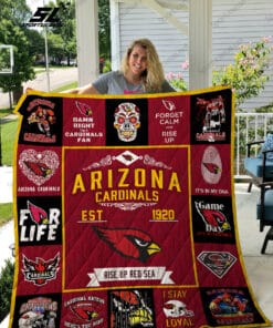 Arizona Cardinals 2 Quilt Blanket L98