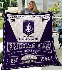 Fremantle Dockers 1 Quilt Blanket t
