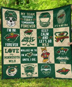 Minnesota Wild 1 Quilt Blanket L98