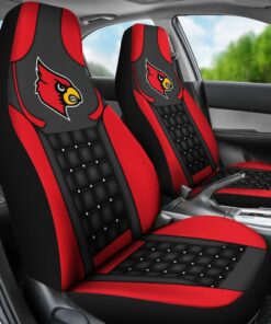 Louisville Cardinals 2 Car Seat Covers