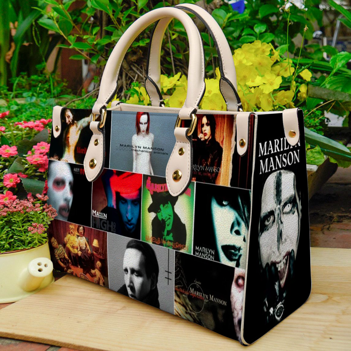 Marilyn Manson 1 Leather Bag - Lionteez