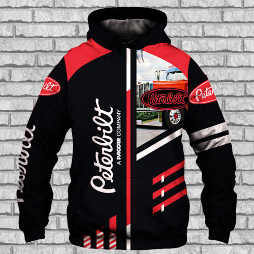 Peterbilt 1 Hoodie Zip Hoodie 3D - Lionteez