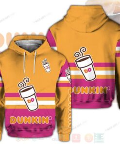 Dunkin Donuts Hoodie Zip Hoodie 3D